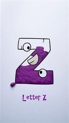 🔠🔥 Alphabet Lore Letter Z – Clay Transformation 😈✨ | Satisfying Art