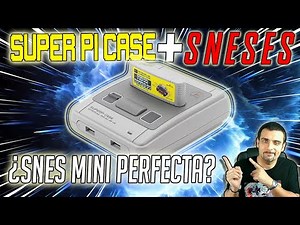 🕹️¿La Super NES mini PERFECTA? REVIEW Y PRUEBA de SUPER PI CASE con el sistema SNESES.