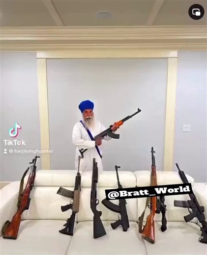It's exciting for Khalistanis to flex guns and promote violence. Terrorism is in their blood.These extremists not only flex arms but also use online platforms to radicalize and incite violence.The case of Germanprreet Singh further clarifies their motive. Canadian intelligence has already warned of ongoing risks from politically and ideologically motivated violent extremism (PMVE).Should we now talk about deporting them?