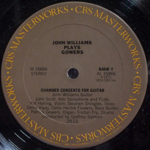 John Williams, Patrick Gowers - John Williams Plays Patrick Gowers Rhapsody & Chamber Concerto