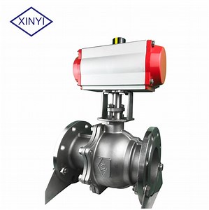 [Hot Item] Xinyi DN65 2 1/2'' Inch 2 Way Flanged Air Operated Spring Return Pneumatic Control Ball Valve for Steam Water Oil