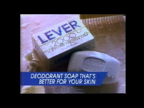 1992 Lever 2000 Deodorant Soap Commercial 🧼