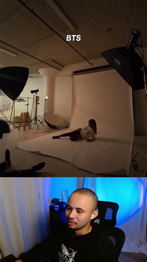 Why I decided not to use flash, even with all the lights in the studio #shorts