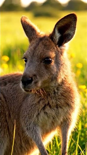 CUTE BABY KANGAROO #animal #lovable #kawaii