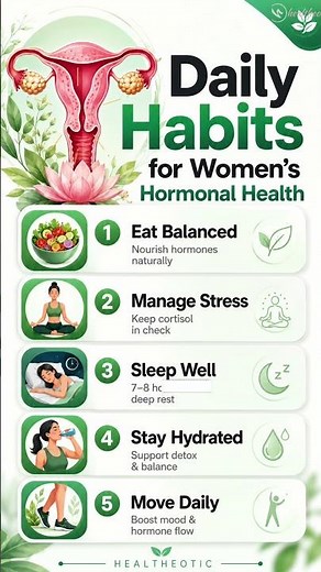 Fix Your Hormonal Imbalance With These 5 Simple Steps #hormonebalance #health #wellness #shorts