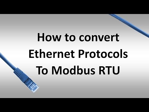 Ethernet protocol conversion to Modbus RTU with EasyBuilder Pro - Weintek EBPro