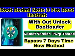 Redmi Note 8 Pro Root With Out Unlocking Bootloader | Root Redmi Mobiles Instant | Latest Version |
