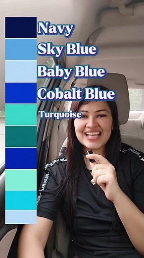 10 Shades of Blue in English | Color Vocabulary