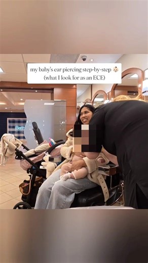 Piercing my baby’s ears | step by step + what I learned