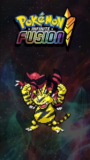 Electabuzz x Krookodile Pokemon Fusion #Shorts