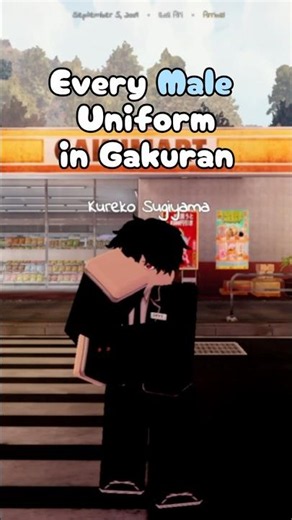 All new male uniforms including dragon and elite #gakuran #roblox #robloxfyp #xyzbca