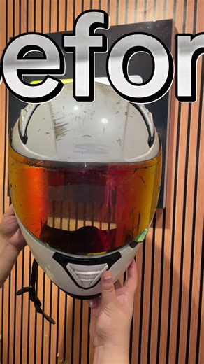 We beat it, yes? 😉 Message us for appointments. #helmetcleaningcebu #HelmetRepairCebu #gearavenuehelmetcare #helmetrestoration