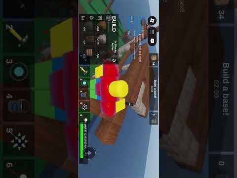 How to make the flying machine in Build to survive the robots on Roblox