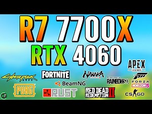 RTX 4060 8GB + Ryzen 7 7700X - Benchmarked | Is It Good?
