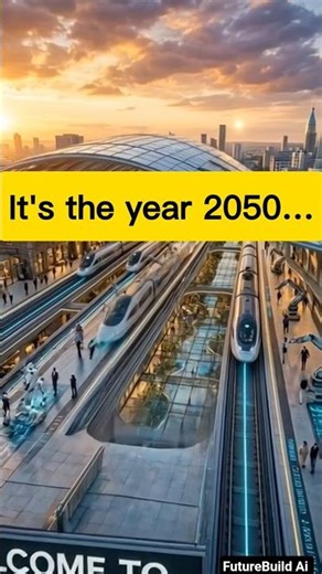 You Arrive at a Train Station in 2050 🚄