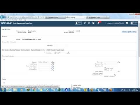 Oracle R12 Customer Standard ( Create and Update Customers)