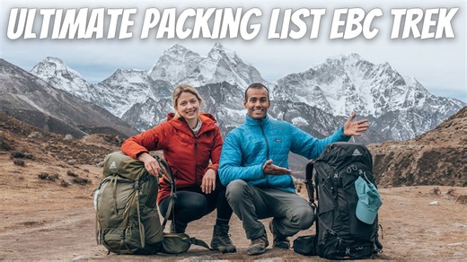 Everest Base Camp Trek Nepal - Ultimate Packing List!🇳🇵