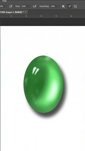 Drawing an Emerald gem Digital Art #shorts #short #shortvideo #digitalart #drawing #photoshop