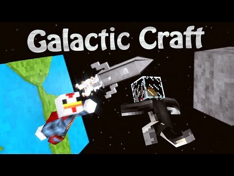Spaceship Mod: Minecraft Galacticraft Mod Showcase!