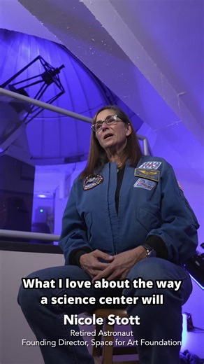 Orlando Science Center on Instagram: "Astronaut and artist Nicole Stott @astro_nicole showcases the powerful intersection of space and art. Stott is a 27-year veteran of NASA, serving as a flight engineer on ISS Expeditions 20 and 21, and mission specialist on STS-128 and STS-133. During an exclusive fireside chat during Science Night Live, Stott will join Christina Korp xtina_korp , “The Astronaut Wrangler,” in conversation covering her career in space exploration and passion for art, which wil