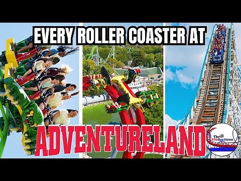 Every Roller Coaster at Adventureland, Iowa! (2025 Edition)