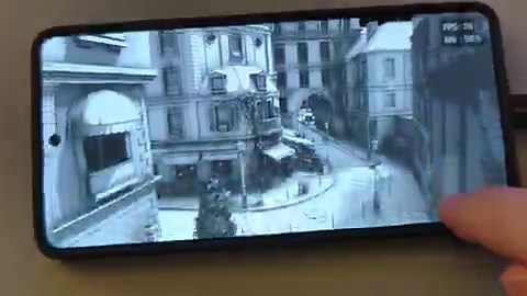 After some straightforward manual optimizations, I got it from 16 to 62 FPS on the Samsung S26 Ultra. Switched to linear hash-table probing, increased cell-size quantization, reduced the hash-table size from 8M to 2M (since the screen resolution is lower than 4K desktop), and optimized out some trig functions - no more tan() in fragment shaders. Now it runs with 2x MSAA on mobile and 4x MSAA on desktop. And desktop performance doubled as well! GLSL and Slang. Here's the source code: