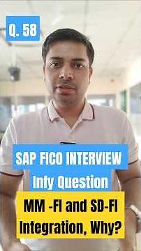 SAP FICO Interview Question | Why MM-FI & SD-FI Integration is Needed? | Infosys Interview