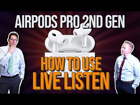 Airpods Pro - How to Use Live Listen