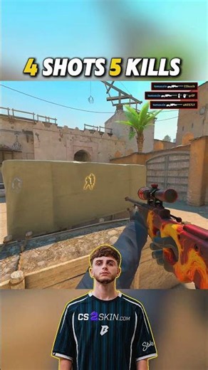 Speedrun awp ace with 4 shots #csgo #cs2 #wtfcsgo #counterstrike #gaming #cs2clips #cs #cs2moments