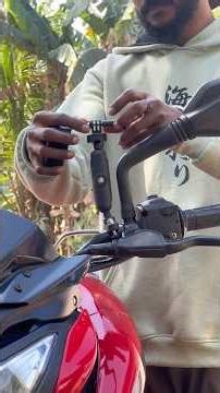 Gopro Handlebar Mount Installation in NS200 #ns200 #shortvideo