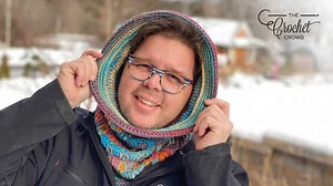 Textured Crochet Cowl Snoodie: A Playful Attempt at Chevron