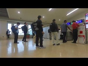 (4K) 立体音響 那覇空港 福岡行き JAL 国内線 ダイアモンド優先搭乗ゲート音 Oneworld Emerald Gate sound