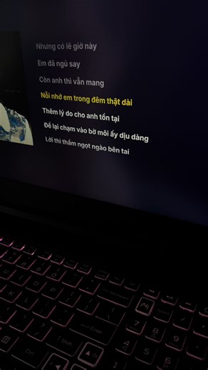 Nỗi nhớ em trong đêm thật dài… #matketnoi#duongdomic#nhachaymoingay#lyrics#chamvaotim