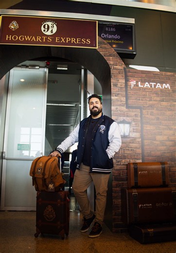 Avião temático Harry Potter: viagem LATAM Brasil para Orlando