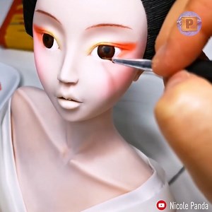 78K views · 123 reactions | Japanese Oiran polymer clay sculpture making process | Patch it | Facebook