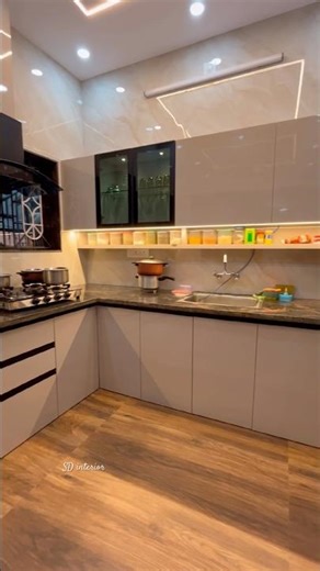 Modular kitchen interior 🔥🔥🔥#shorts #homedecor #shortsviral #interiordesign #shortsfeeds