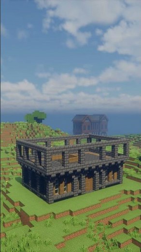 Deepslate and Spruce House | Minecraft