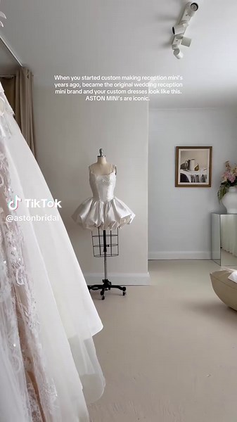 Aston Mini Wedding Reception Dresses for Brides