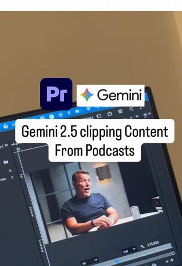 We put Gemini in Premiere Pro to clip long form content using Adobe Premiere pro. Auto clip viral potential clips in a single click all with this ai tool #premierepro #adobe #videoeditor #aitools #plugins