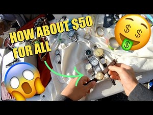Only $50 For Everything? Finding Old Vintage Watches At The Flea Market ep.4