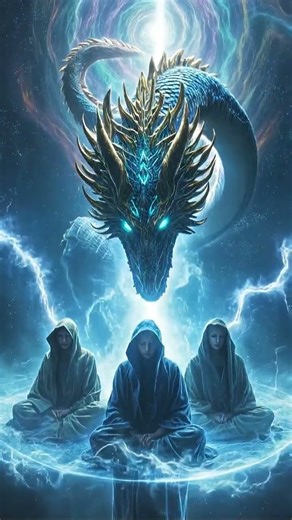 Cosmic Dragon Awakening – Powerful Mystic Energy Animation (4K Cinematic Video)