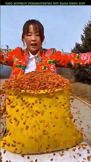 Amazing way to open the sack #facts #shorts