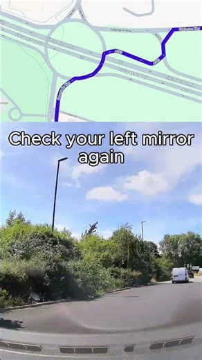 Driving through Crittall's Corner Roundabout A223S - A224S, 1st exit