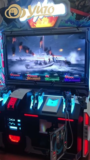 4 Player Shooting Arcade Machine | Multiplayer Light Gun Arcade Game | yutogames