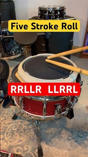 How to play a FIVE STROKE ROLL! #drums