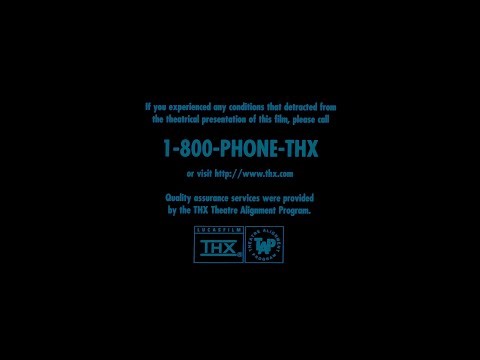 A Lucasfilm Ltd. Production/THX TAP Notice (HDR, 1977/1997)