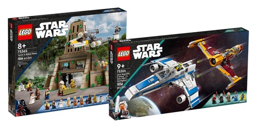 LEGO Star Wars 2023 sets on sale: E-Wing bundle hits $82, Yavin 4 at $127, Clone helmets $52, more