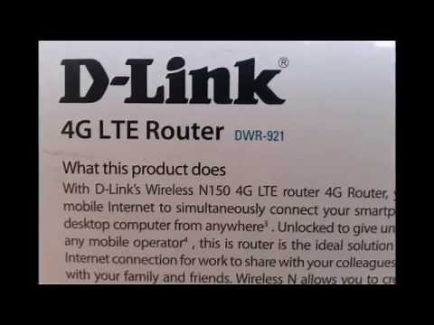 Setup 3G on D-link 4G or 3G DWR-921 Router