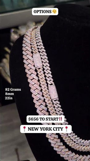 Iced Out Cuban Link Chains💎Classic Statement Jewelry ✨ #cubanlink #jewelry #icedout #hiphopjewelry