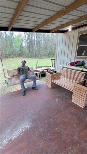 DIY Cedar Bench Planter Tutorial is Live | Porch Swing Tutorial Coming Soon